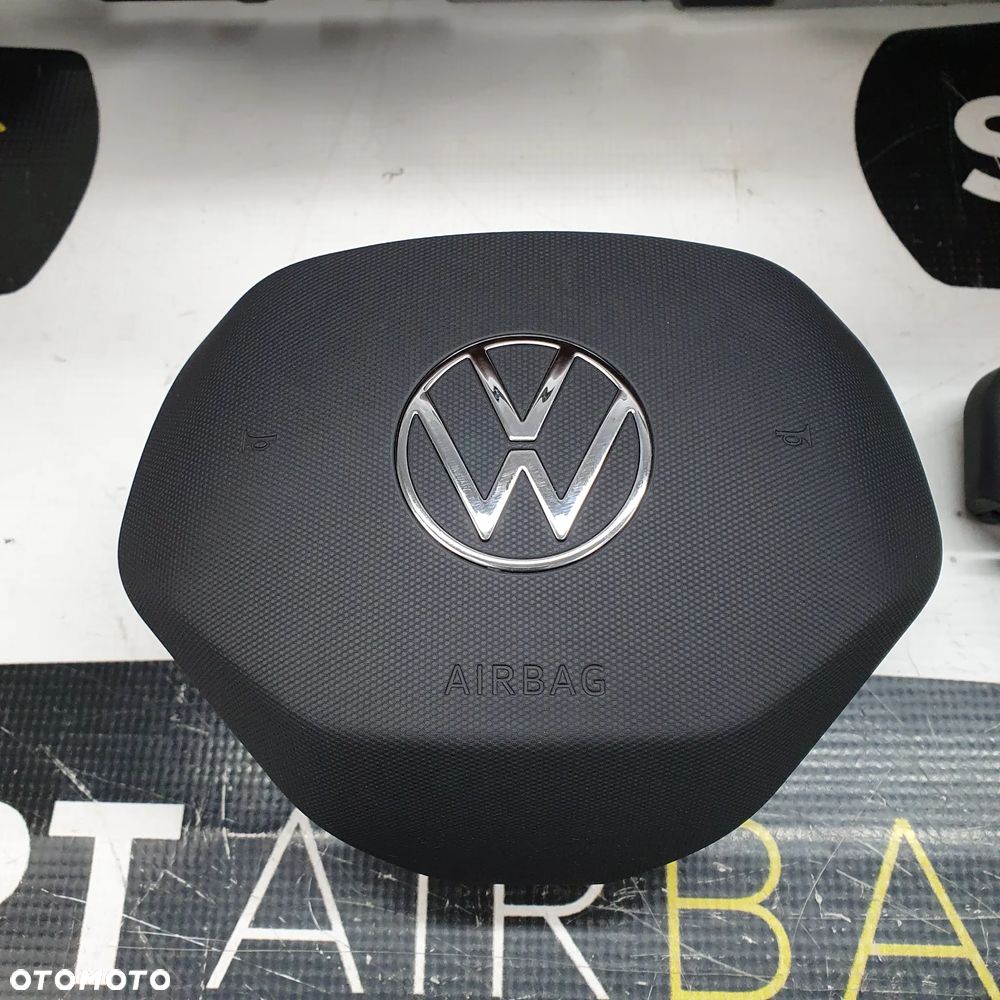 VW ID4 ID 4 SZARA DESKA ROZDZIELCZA KONSOLA KOKPIT PULPIT PODUSZKI AIRBAG AIR BAG PASY KIT SET - 6