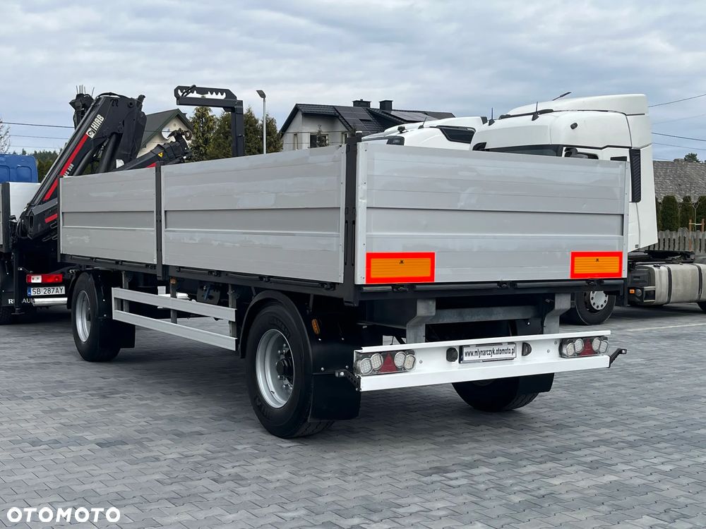 Renault ZESTAW- PREMIUM LANDER 460DXI / 6X4/ HDS HIAB 166 B-3 DUO- 12,5m / NOWE OPONY + PRZYCZEPA GNIOTPOL - 14