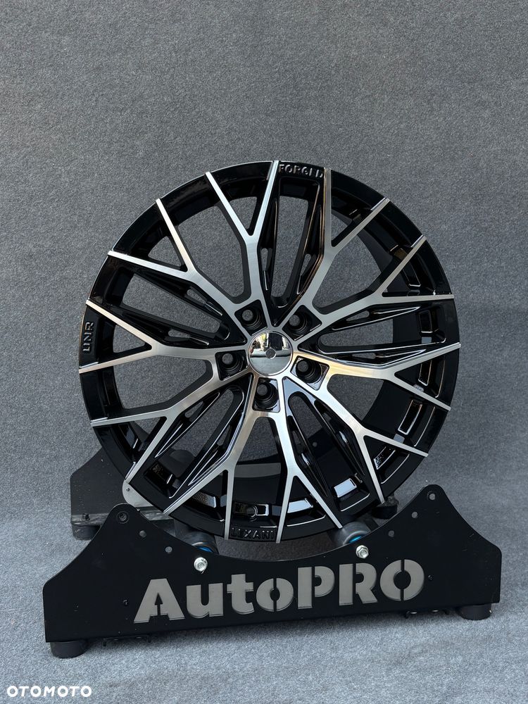 NOWE alufelgi M pakiet 5x112 18 felgi 8j ET35 BMW seria 3 G20 G22 G30 G31 F44 G22 G23 G32 F39 G60 G01 X1 F48 G42 X2 U06 Active Tourer Z4 G29 xDrive Styling 930 czarne polerowane jak Japan Racing Carbonado Rubin - 1