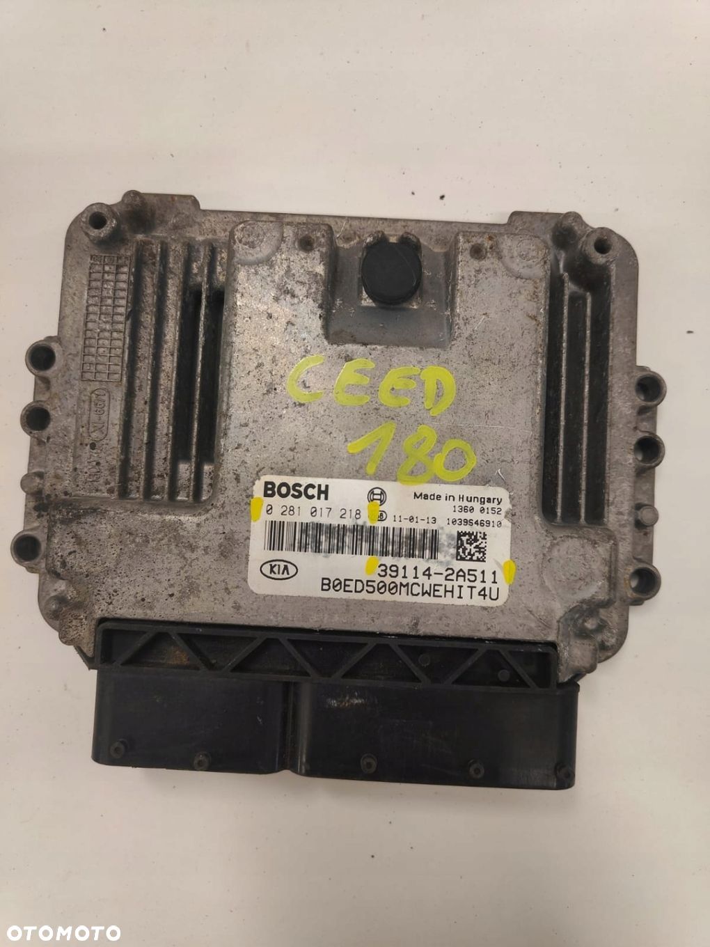 Kia ceed 39114-2A511 0281017218 KOMPUTER STEROWNIK SILNIKA - 1