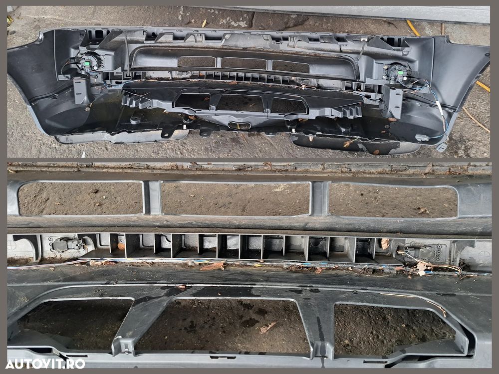 Bara fata completa cu senzori parcare si proiectoare Grila centrala cu sigla bara fata Land Rover Range Rover Sport Facelift L320 2009-2013 - 4