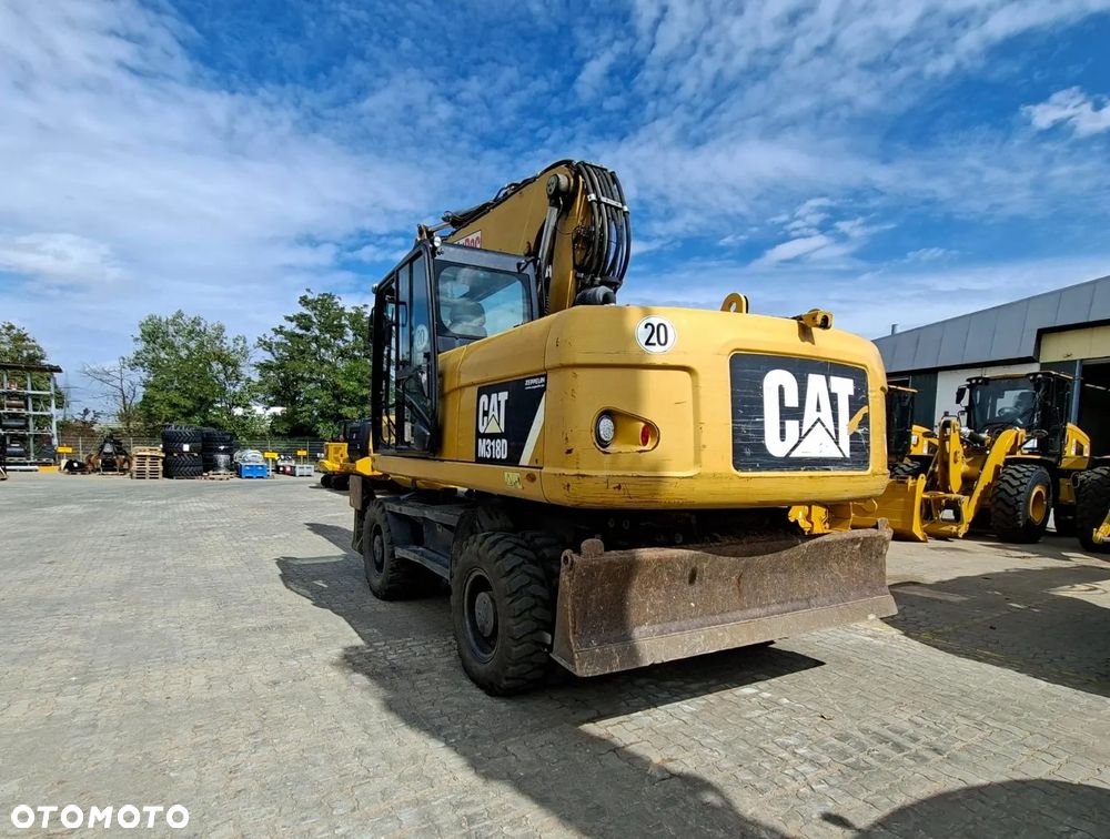 Caterpillar M318D, 2014 ROK, PODPORY + PŁUG - 5