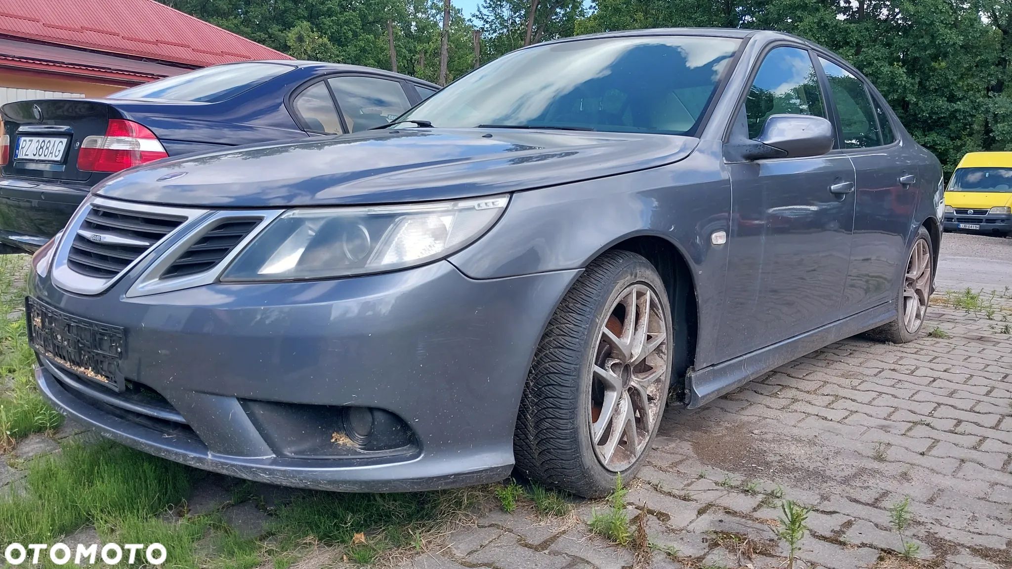 Saab 9-3 93 II Lift FL pakiet Aero Vector Sport silnik 1.9 CDTI 150 KM skrzynia automat drzwi maska zderzak klapa lakier 303 przewody sprężarka panel klimatyzacji NA CZĘŚCI - 1