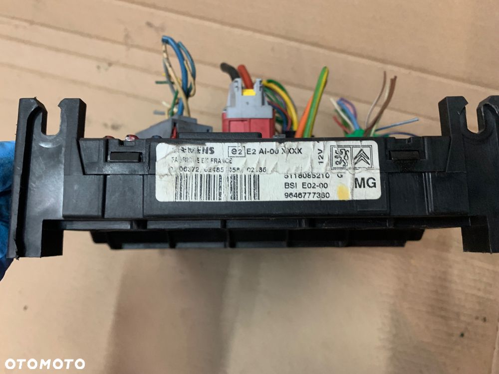 9646777380 moduł skrzynka bsi E02 peugeot 206 Citroen - 3