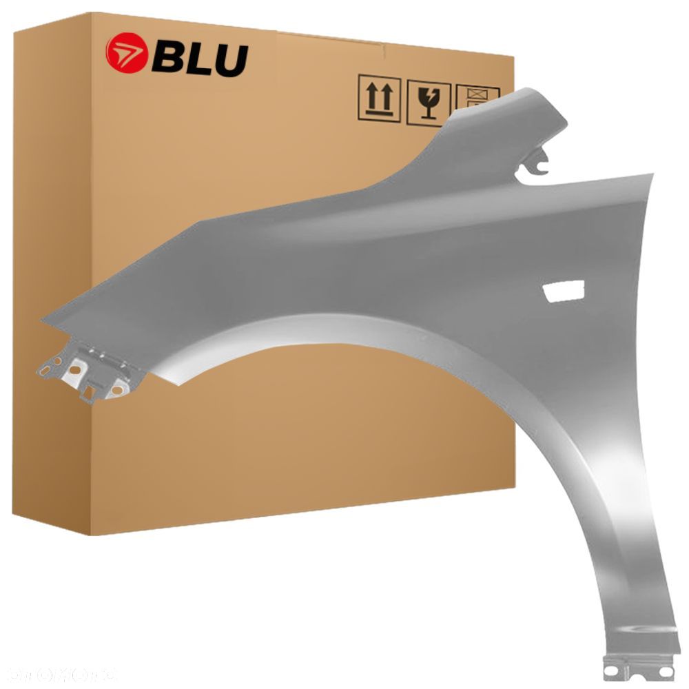BLU Błotnik OPEL CORSA E Z20R lewy czarny 14-19 przód Star Silver Met. - 1
