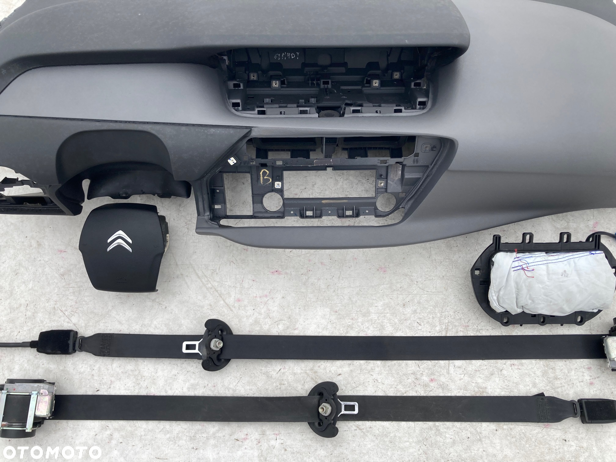 CITROEN C4 PICASSO II DESKA ROZDZIELCZA KONSOLA KOKPIT PULPIT PÓŁKA PARAPET AIRBAG AIR BAG SRS - 5