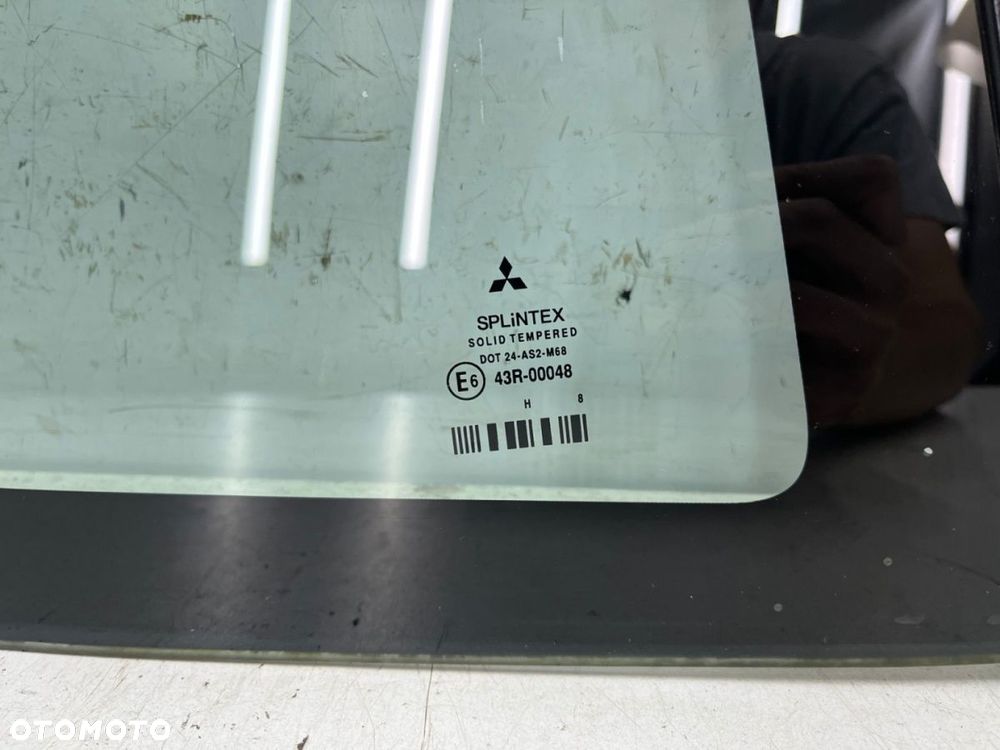Szyba boczna Mitsubishi Colt VI 6 Z30 3d 3Drzwi 04-12r. karoseryjna prawa tylna prawy tył oryginalna - 3