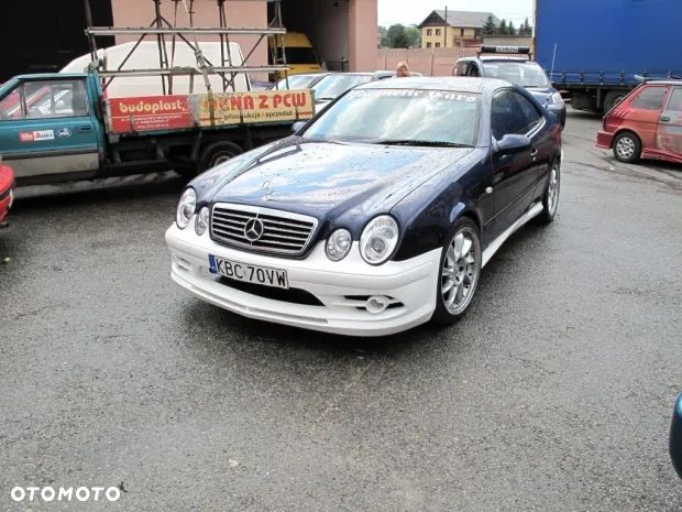 MERCEDES CLK W208 AMG ZESTAW OSPOILEROWANIA ZDERZAKI - 9
