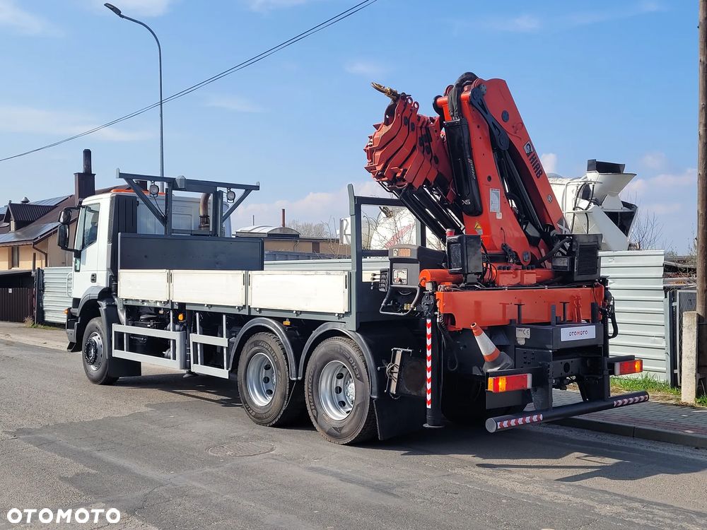 Iveco TRAKKER 260T36 6x4 HIAB 288 E-6 16m 6 WYSUWÓW PILOT HDS RADIOWY MOCNY ŻURAW DŹWIG KLIMA DUŻY - 12