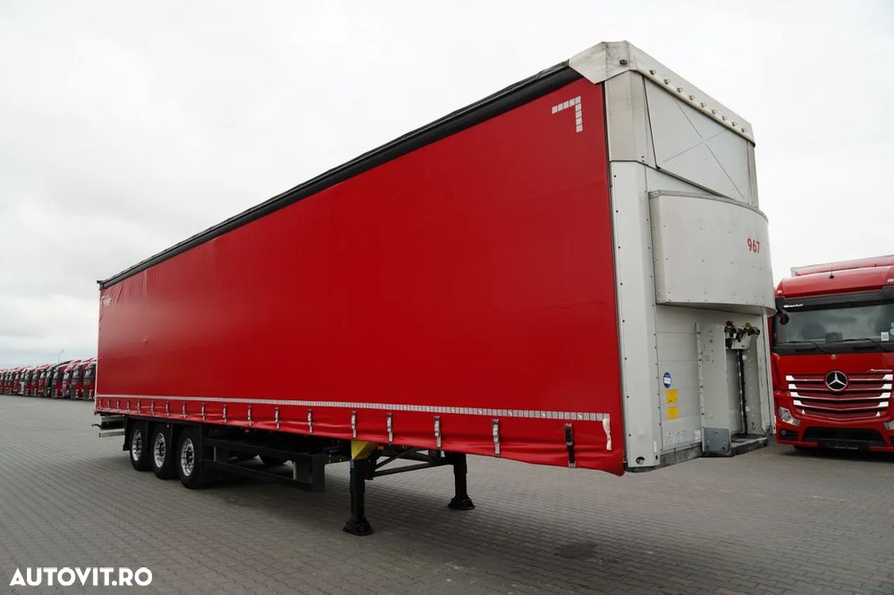 Schmitz Cargobull CORTINĂ / JOLODA / REMORCA RODA / VARIOS / 385/55 R22.5 / ACOPERIȘ CULISANT - 7