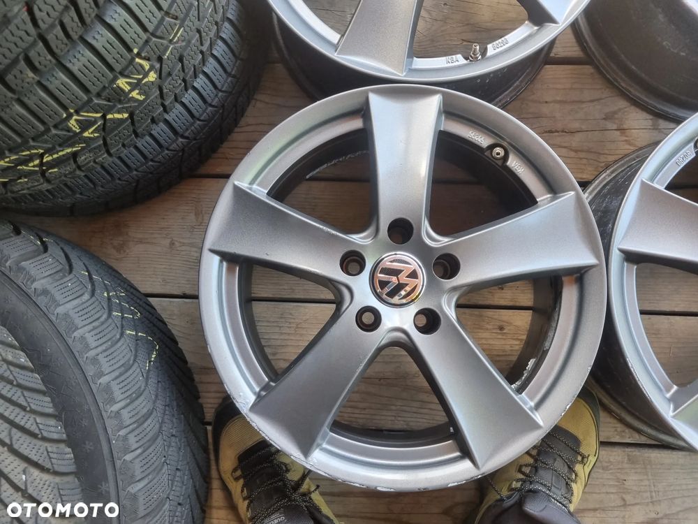 VW PASSAT,TIGUAN,SEAT ALHAMBRA,SKODA,AUDI A4 alu 7X17 ET38 5X112 db stan - 5
