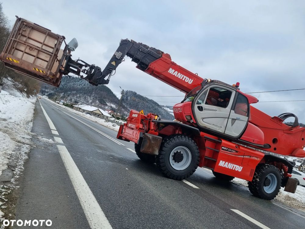 Manitou MRT3255+ PRIVILAGE Ładowarka Teleskopowa 32metry 5630 mtg Kosz (Pilot 2 funkcje) Wciągarka hydr. Widły. Jak Nowa z Norwegii! 2017r. KLIMA Webasto post. Kamera DEKRA 2026r. Po serwisach 100h temu! skręt 4 koła. Auto-poziomowanie! jazda szybka wolna. Zero luzów wycieków! - 28