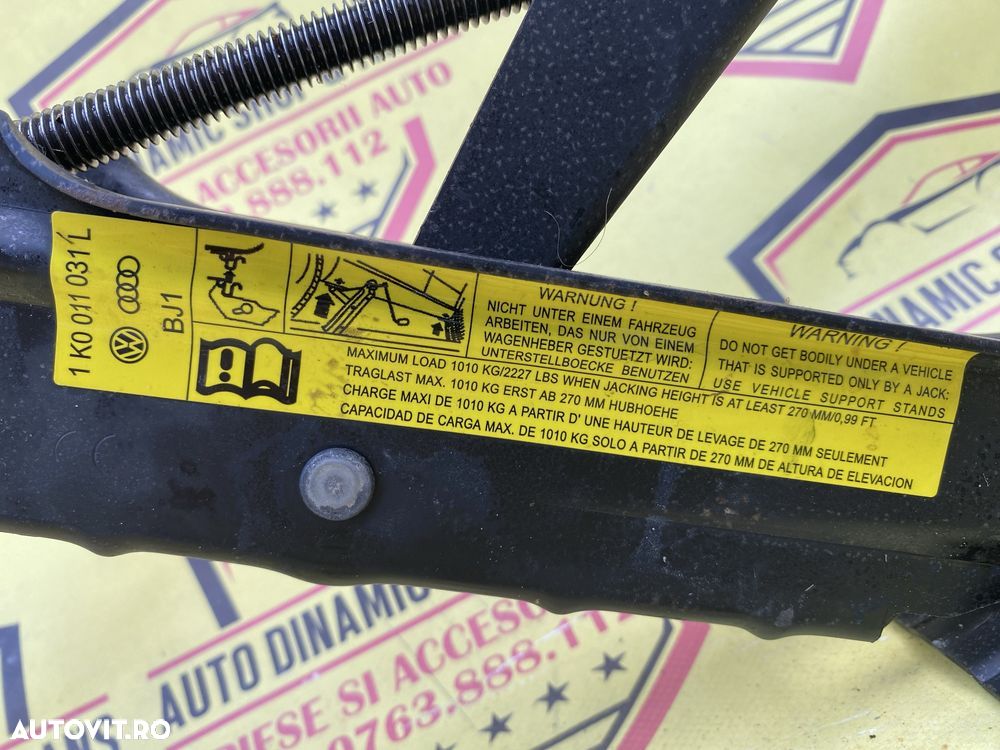 Cric auto original vw Golf MK5 plus Audi A3 1K0011031L 2003-2009 - 8