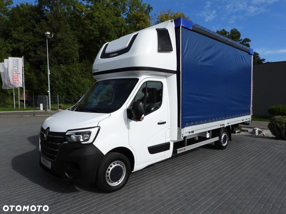 Renault MASTER PLANDEKA WINDA 9 PALET WEBASTO TEMPOMAT LEDY PNEUMATYKA KLIMATYZACJA  165KM - 7