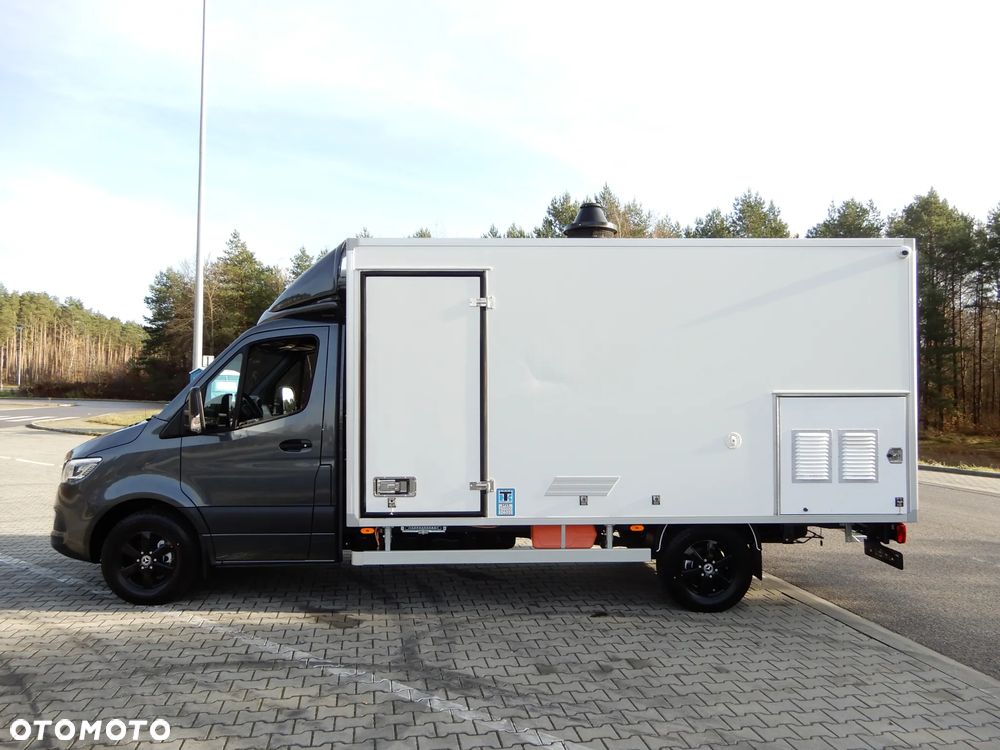 Mercedes-Benz Sprinter 319 CDI V6 3.0 CDI 190 KM Automat 7G-Tronic Auto-Sklep Food Truck Bar Smażalnia Izoterma Chłodnia Mrożnia Agregat Thermo King Zasilany Na Postoju V230 STAN NOWY JEDYNY TAKI POLECAM - 6