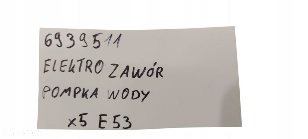 Bmw X5 E53 Zawór Elektrozawór Pompa Wody 6939511 - 7