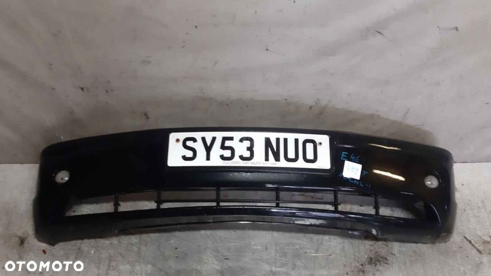 ! ZDERZAK PRZÓD PRZEDNI BMW E46 SEDAN TOURING KOMBI LIFT FL SCHWARZ II 2 CZARNY - 3