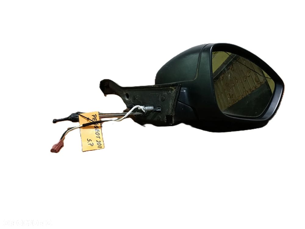 PEUGEOT 208 I 12-19 r. MANUALNE LUSTERKO PRAWE STRONA PRAWA 3 PIN EU 0211047 + - 3