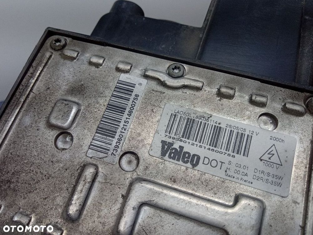 CITROEN C5 I LIFT 04- REFLEKTOR PRAWY XENON EU 9650115380 - 4