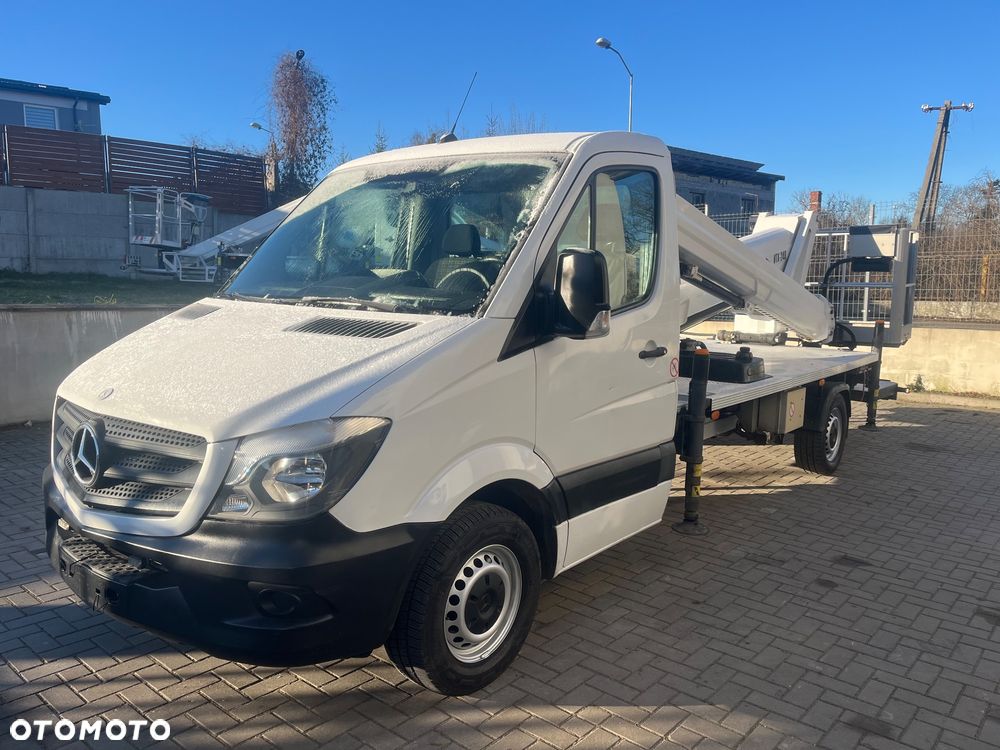 Mercedes-Benz Podnośnik Koszowy Zwyżka Pilot !  Versalift VTX240 24 Metry 12 w Bok Jak Wumag Multitel Gsr