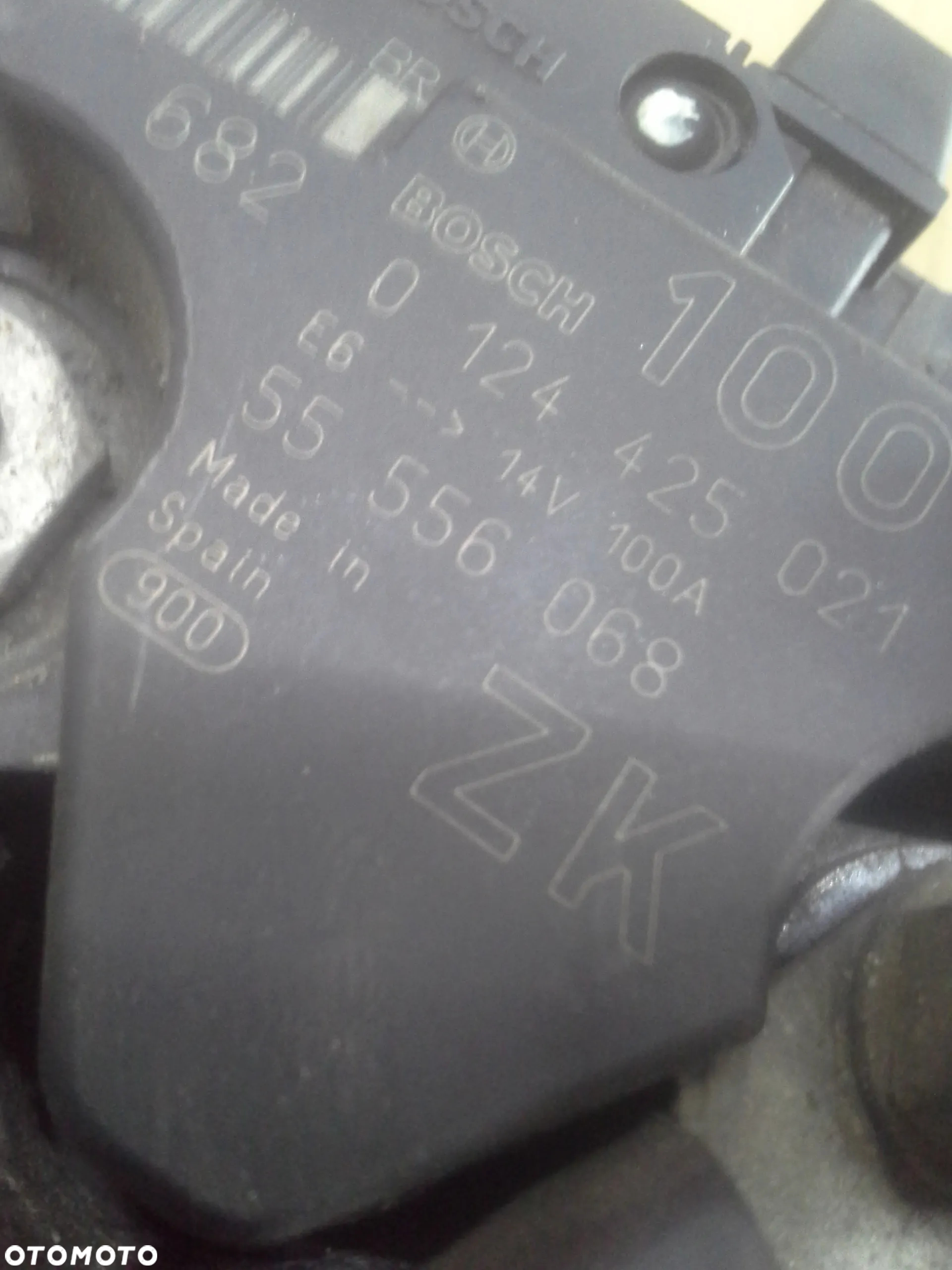 Alternator Opel Corsa 1.0 0124425021 14V 100A Bosch - 7