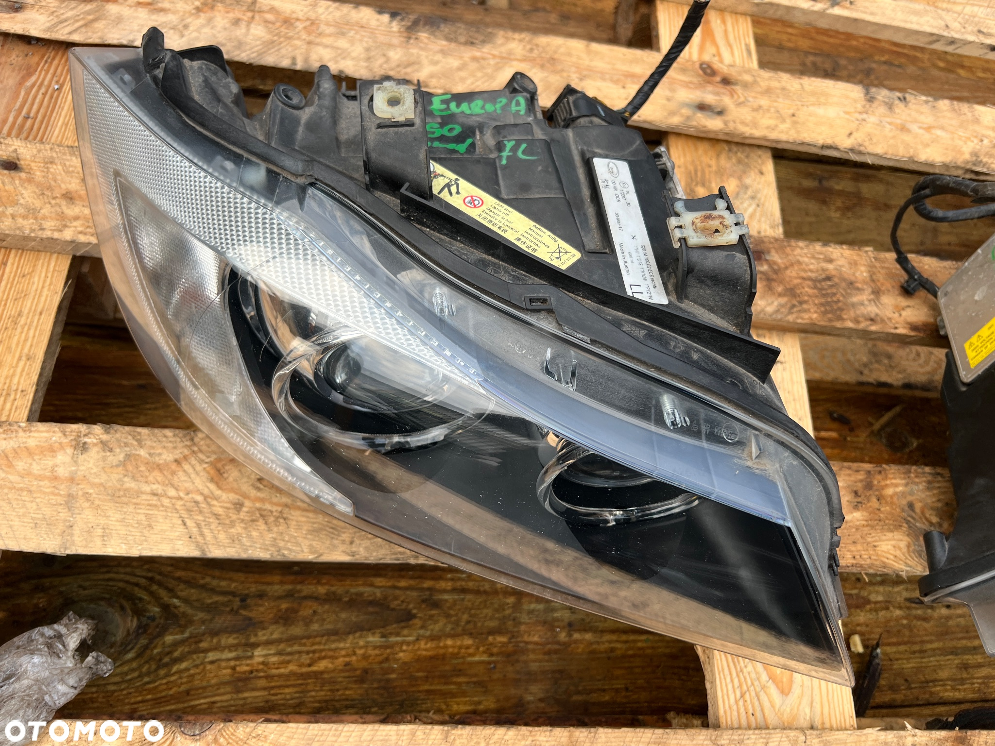 Lampy przód przednie e90 e91 xenon przedlift nie skrętne Piękne !KOMPLETNE - 2
