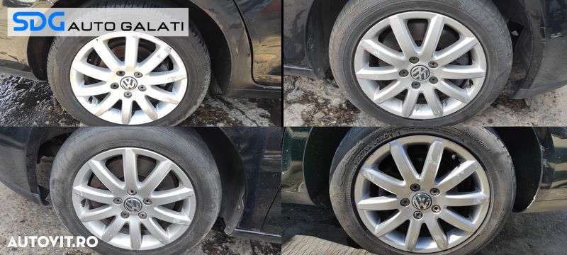 Set 4 Jante Roti Aliaj FARA Anvelope 205 55 16 R16 5x112 VW Passat B5 1997 - 2001 Cod sdgb13 - 1