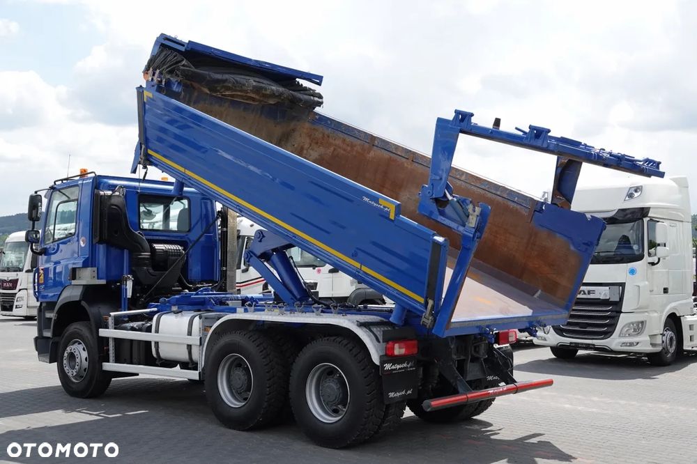 DAF CF 460 / 6x4 / WYWROTKA / HYDROBURTA / HYDROKLAPA / EURO 6 / 2016 ROK / OPONY 100 % / - 3