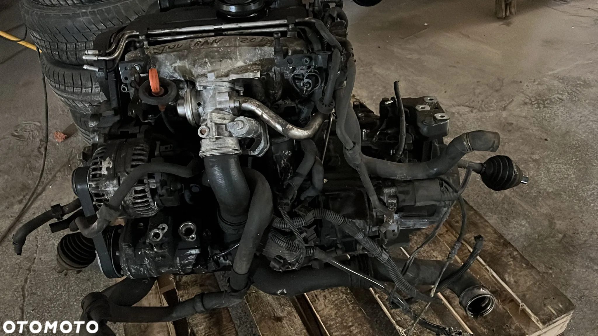 SILNIK VW TOURAN 2.0 TDI BKD  136KM kompletny - 6