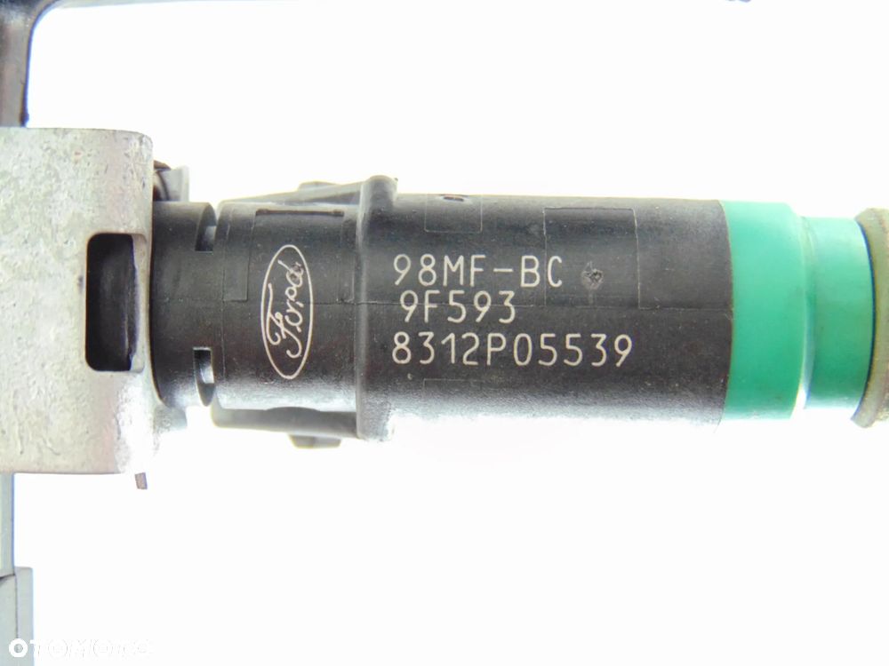 KOMPLET wtryski wtrysk wtryskiwacz paliwa 98MF-BC9F593 Ford Fiesta MK6 VI Fusion Focus 2 II C-Max I benzyna 1.4 1.6 - 8