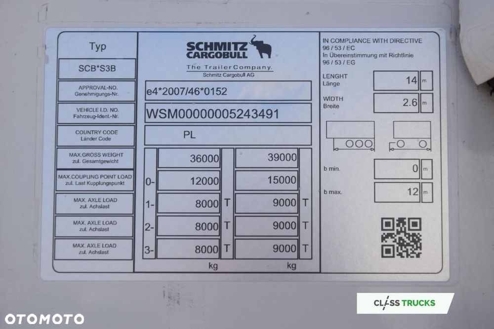 Schmitz Cargobull SKO FP 60 ThermoKing SLXi 300 - 15