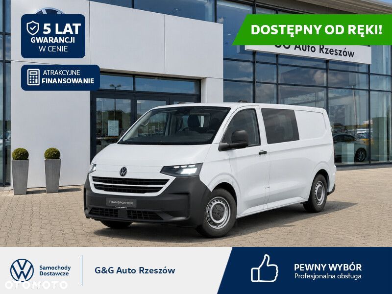 Volkswagen Transporter Brygadówka 5 osób | 2.0 TDI 150 KM | HAK | LED | KAMERA | NOWY