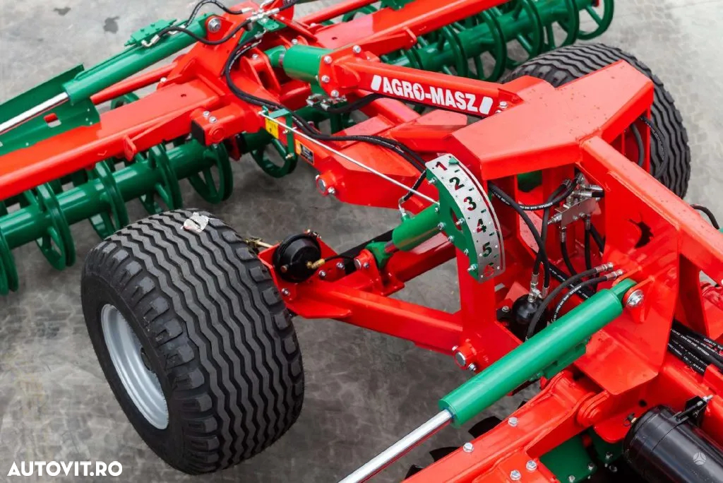 Agro-Masz BTC 50H terradisc greu tractat, cu tavalug inelar si nivelator - 5