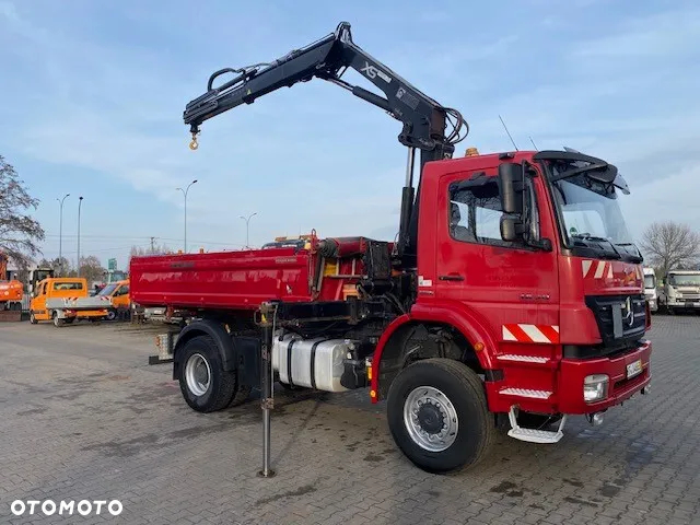 Mercedes-Benz AXOR 1829 4X4 , WYWROTKA MEILLER z ŻURAWIEM HIAB 122ES-2 - 3