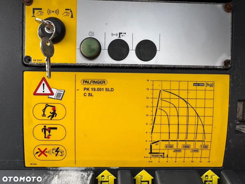 Volvo FM 420 / 6X2 / HDS PALFINGER PK 19.001 SLD / SKŁADANY W Z / CAŁY NA PODUCHACH / Z NIEMIEC - 15
