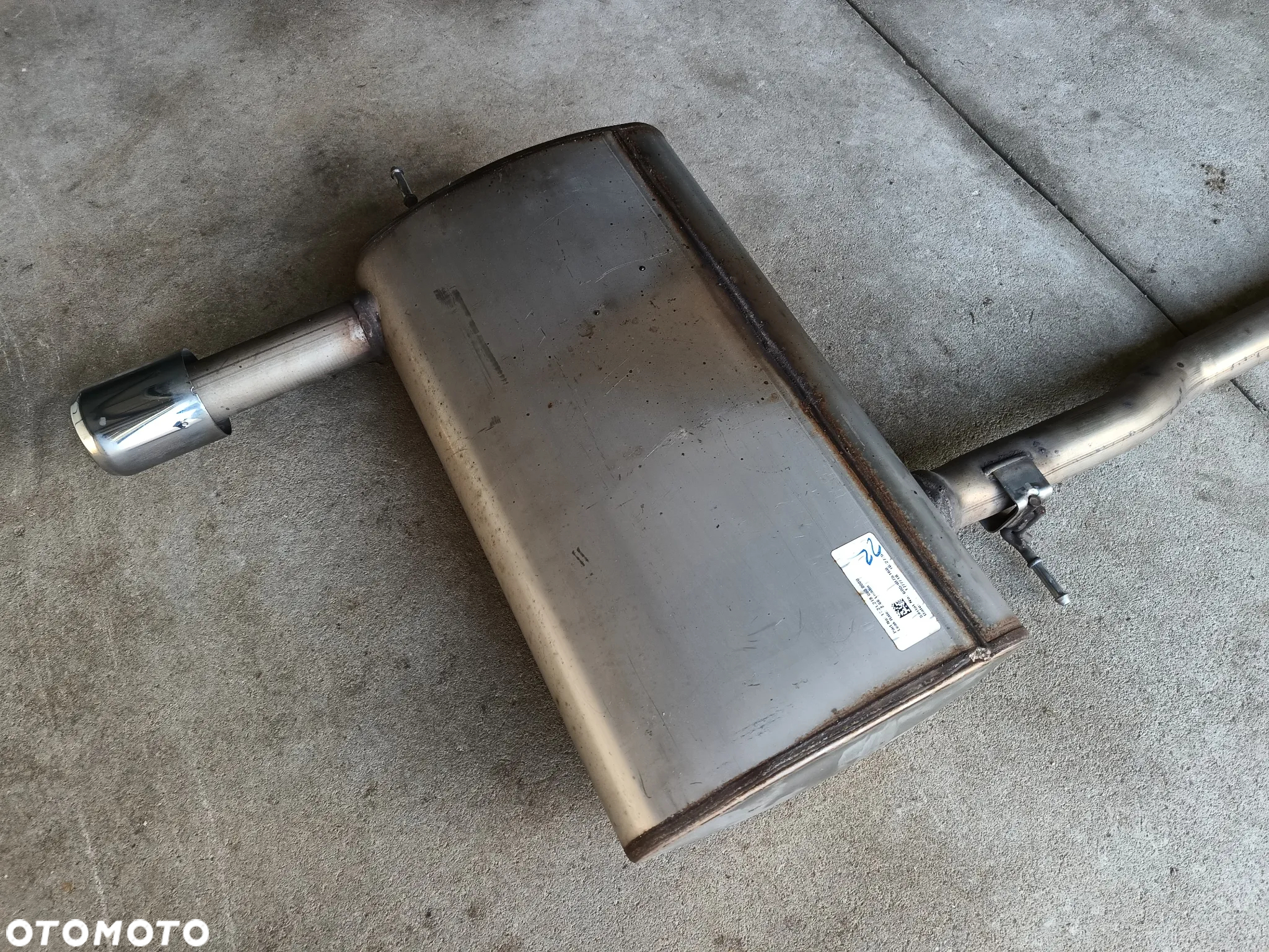 MINI F55 Lci Wydech końcowy Tłumik 8687529 - 2