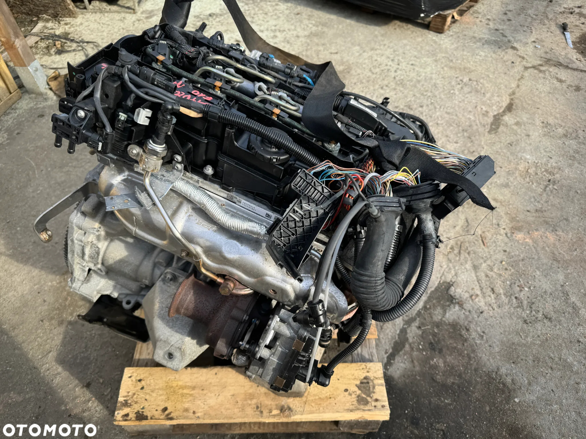 silnik b47d20a 2.0d bmw f10 kompletny 190km euro 6 104 tyskm - 9