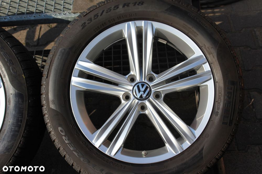 oryg vw tiguan 5na r-line 18'' 5x112 et43 pirelli 235/55r18 8mm 21r - 1