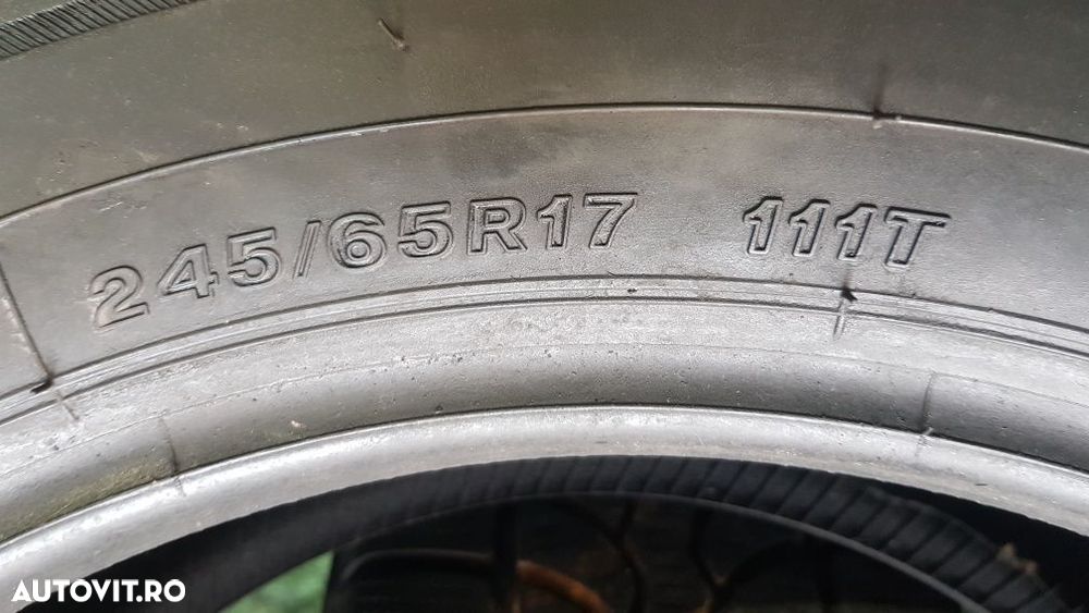 Anvelope 2x245 65 17 brigestone iarna dot 18 mm 5 - 6