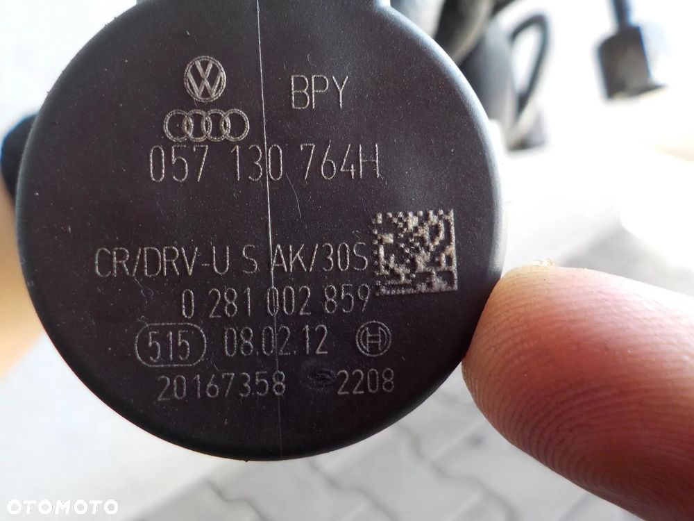 VW T5 T6 2.0 TDI WTRYSKI WTRYSKIWACZE POMPA WTRYSKOWA LISTWA ZESTAW UKŁAD PALIWOWY - 7