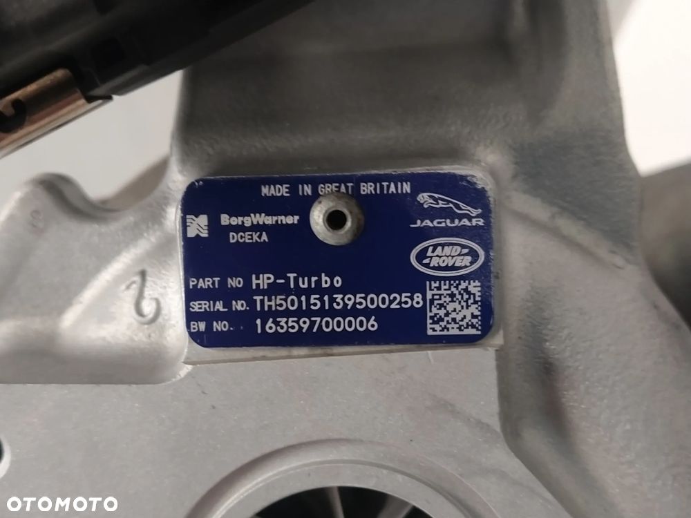 JAGUAR E-PACE X540 XE X760 XF II X260 F-PACE X761 LAND ROVER DISCOVERY SPORT L550 DISCOVERY V L462 RANGE ROVER SPORT II L494 EVOQUE L551 L538 VELAR L560 2.0D TURBO TURBINA TURBOSPRĘŻARKA REGENEROWNA WYDRUK ORYGINAŁ - 7
