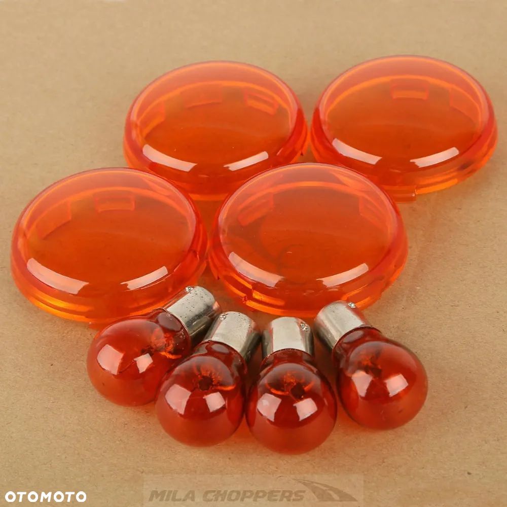 Szkiełko kierunkowskazu z żarówką Harley 2000+Softail Dyna, 2002+Sportster - 1