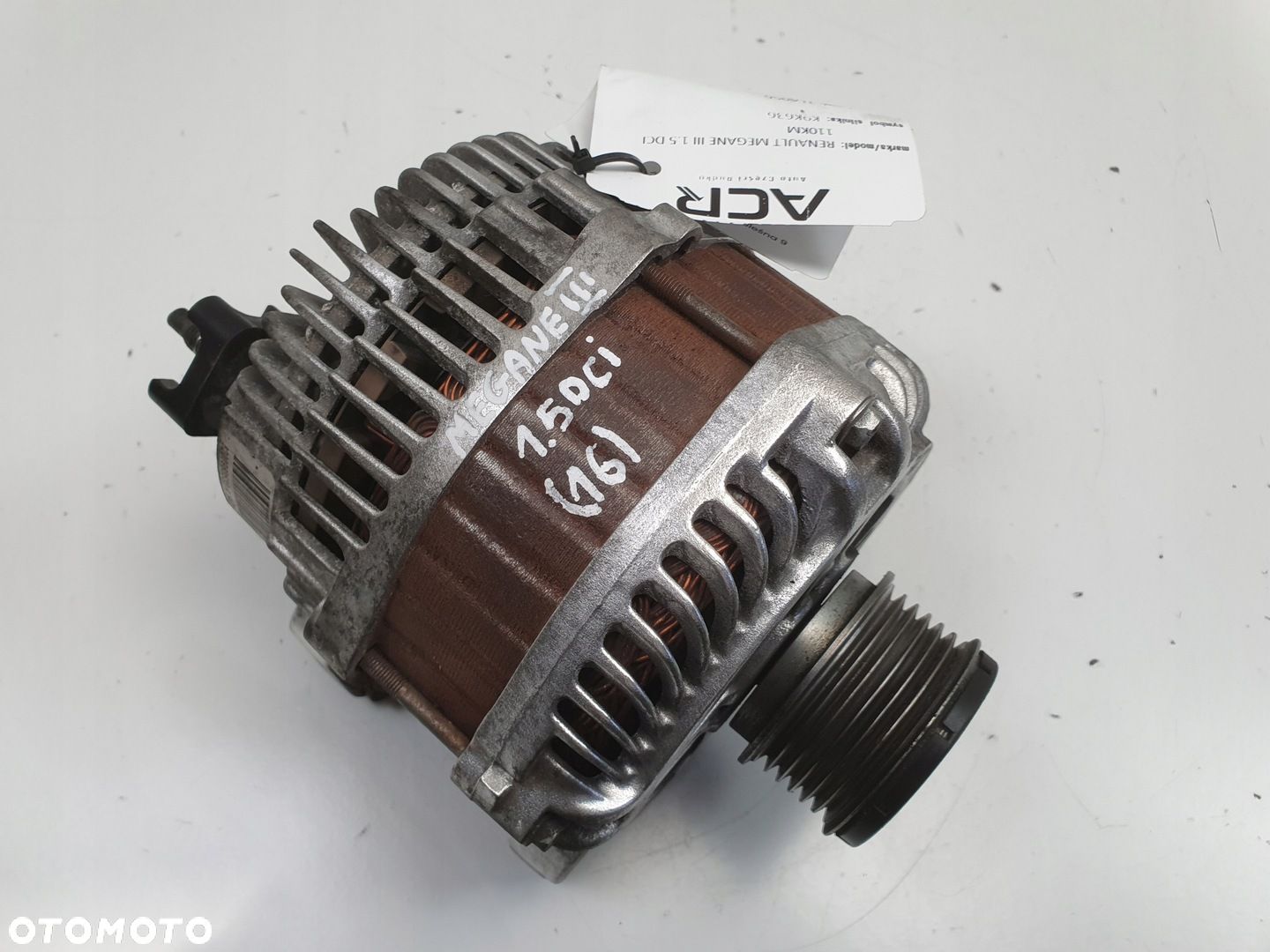 Renault Megane III Scenic III 1.5 DCI ALTERNATOR 8200960533 210A - 1