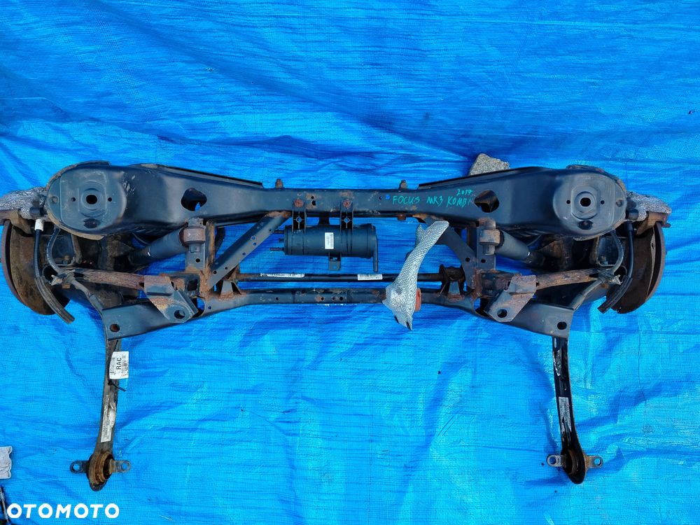 ZAWIESZENIE TYŁ TYLNE BELKA SANKI AMORTYZATORY SPRĘŻYNY WAHACZE TARCZE KOMPLET FORD FOCUS MK3 LIFT 17R ; ORYGINAŁ - 2
