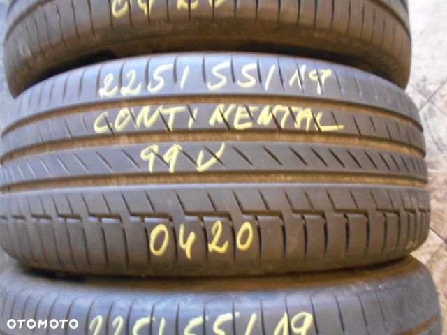 Opony 225/55r19 continental premium contact 6 6,8mm lato komplet - 4
