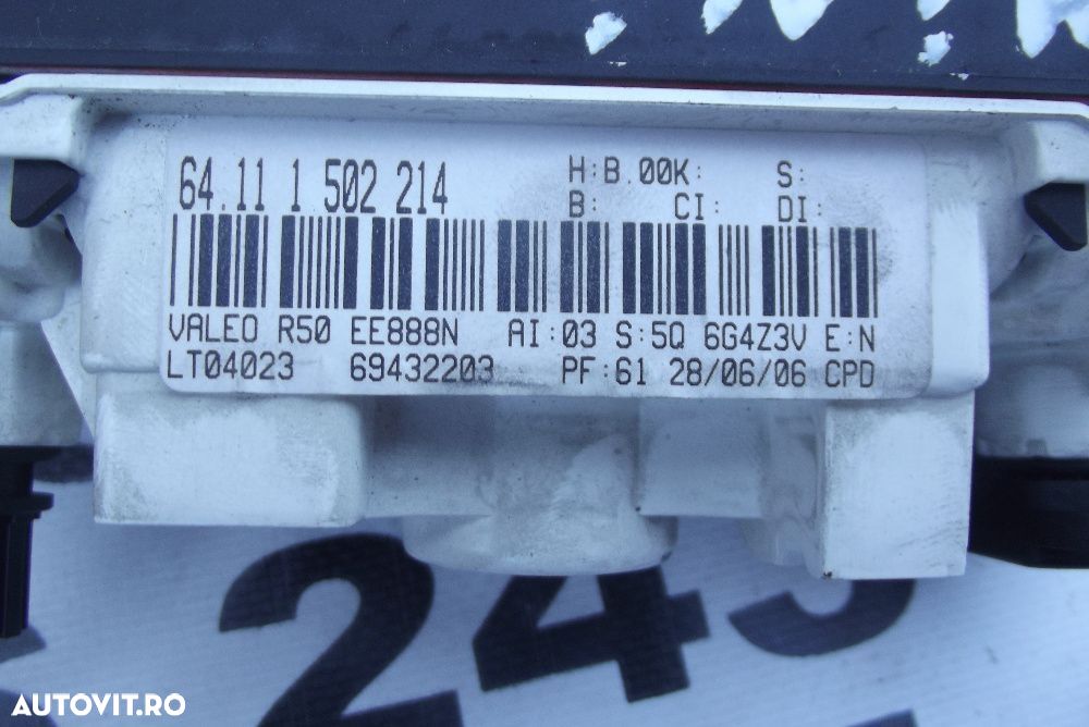 Comenzi AC Mini Cooper Comenzi caldura aer Mini One dezmembrez Mini - 2