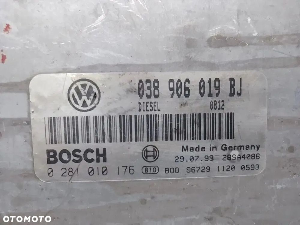 sterownik silnika komputer vw passat b5 1.9 tdi 038906018n - 2