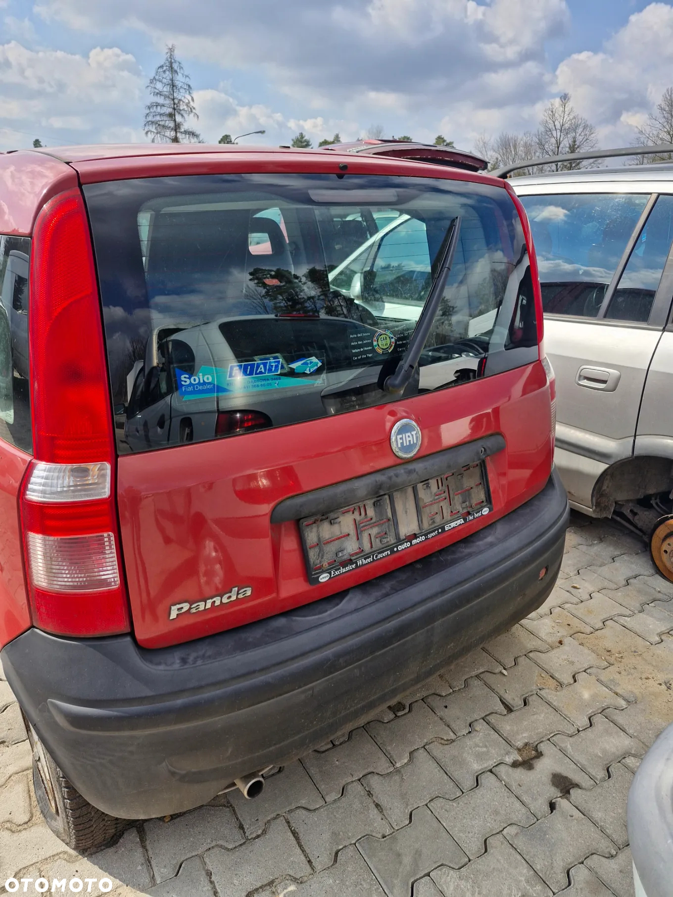 Fiat Panda 2 1.1 maska zderzak drzwi szyby silnik 1.1 skrzynia błotnik kod lak 199A - 6