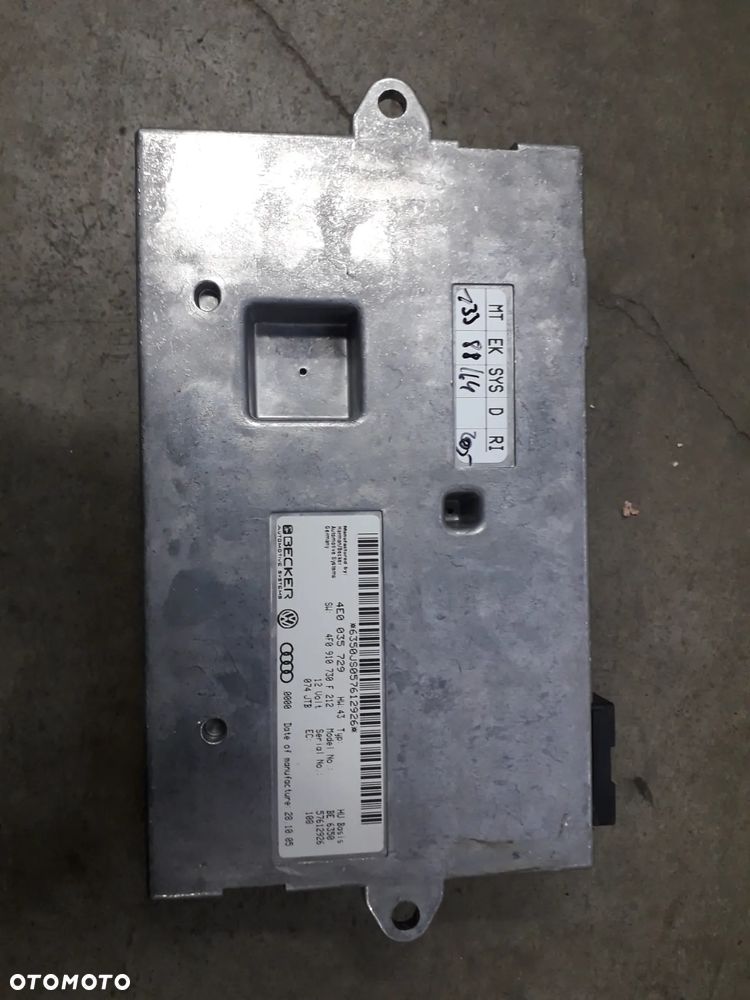 sterownik moduł mmi nawigacji 4E0035729 A6 C6 - 1