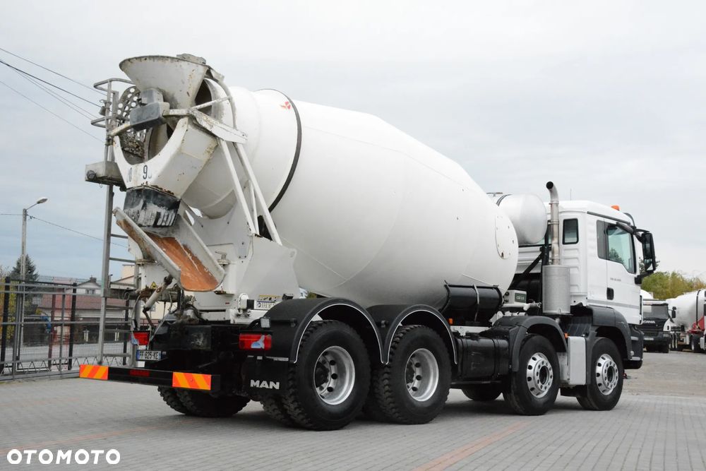 MAN TGS 32.420 / 2019r / 8x4 / Zabudowa CIFA / Niski przebieg / 9m3 / Nowe opony - 5